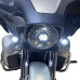 Přední homologovaný světlomet 7" adaptivní chrom pro Indian Motorcycle nebo Harley Electra od CUSTOM DYNAMICS