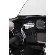 Chromový chlasták - držák na nápoje uchycení na řidítka univerzální na moto od CIRO