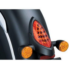 Černá ozdoba zadního světla pro motocykl Indian od KURYAKYN