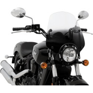 Sportovní plexi DEL REY 13" vespod černé pro motocykl Indian od MEMPHIS SHADES