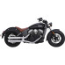 Laděné koncovky výfuků 3" Twin Slash chrom pro Indian Motorcycle Scout od VANCE + HINES