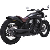 Laděné koncovky výfuků 3" černé pro Indian Motorcycle SCOUT od VANCE + HINES